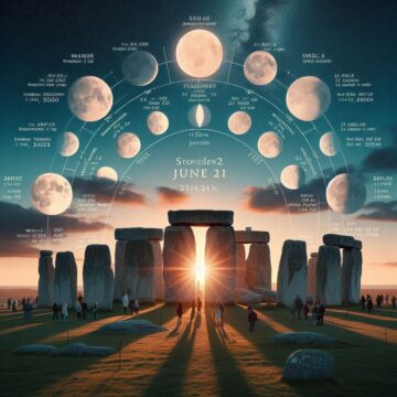 Stonehenge A Guide to Sunrise, Sunset, Moonrise, and Moonset During the Major Lunar St