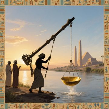 Egyptians working with water