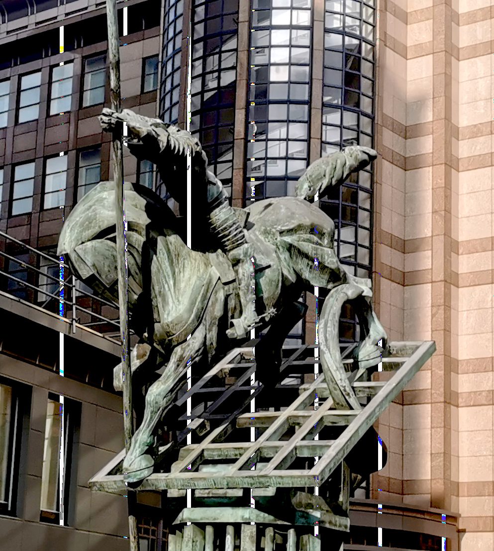 st george dragon statue
