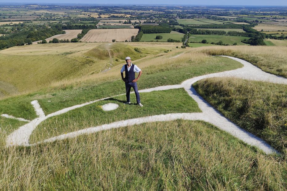 Me on Uffington white horse