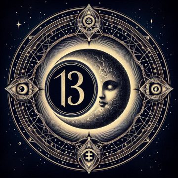 13 is the number of the feminine is lucky not unlucky