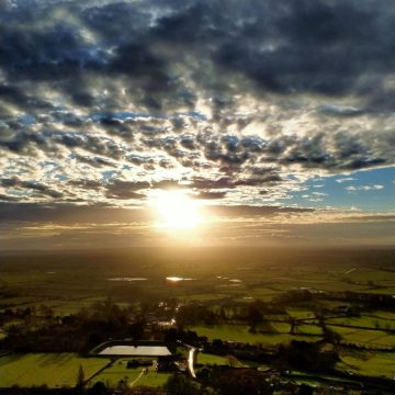 View from Glastonbury