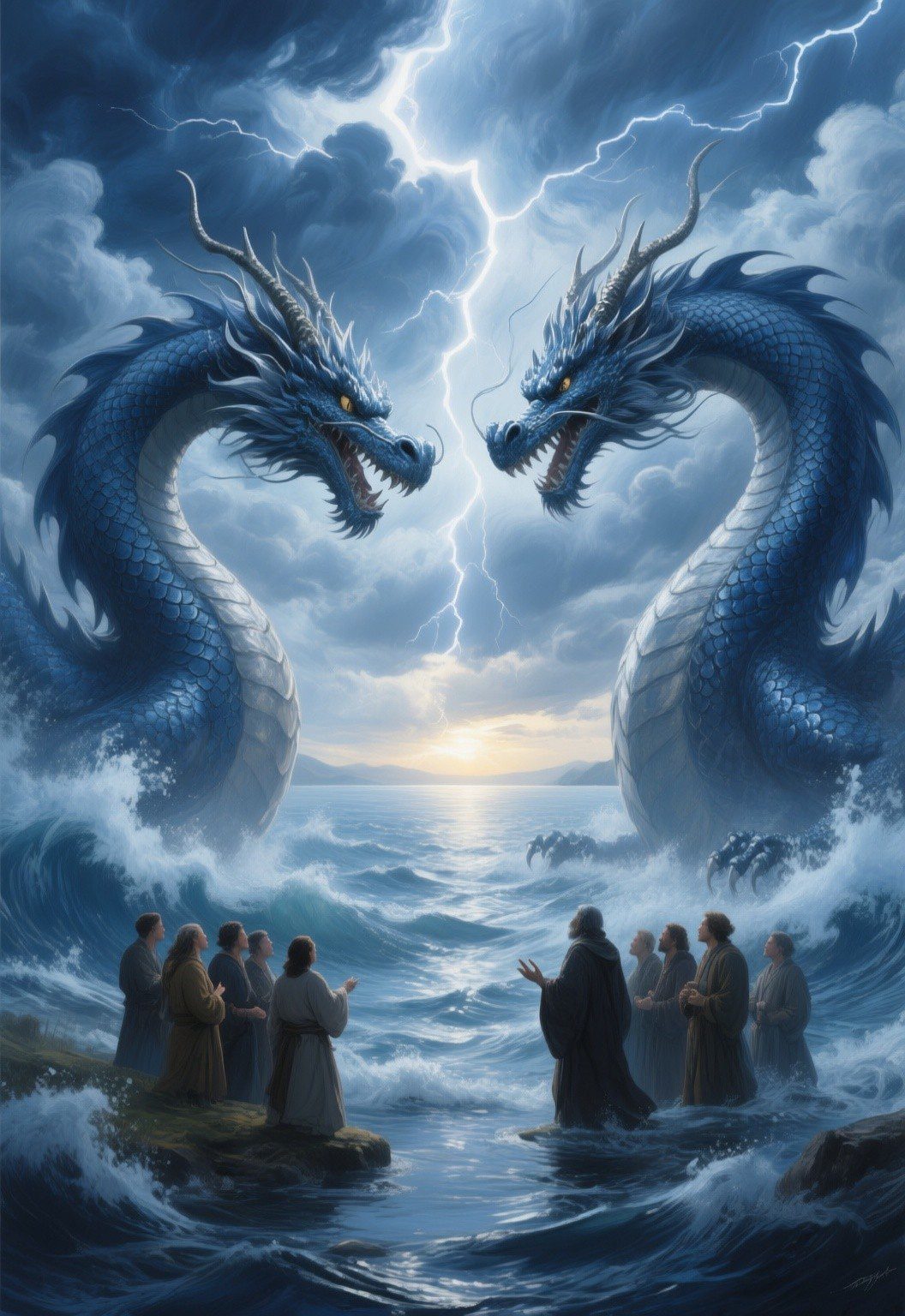 Dragon of Diverging Currents Oracle card