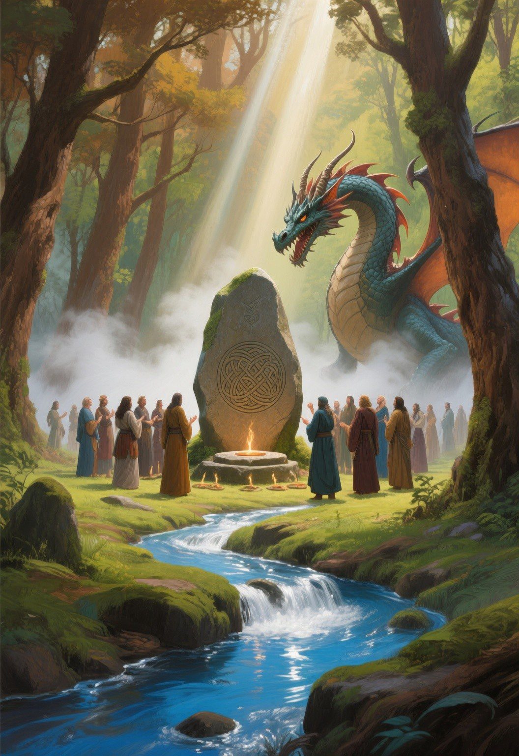 Dragon of Humble Grace Oracle card