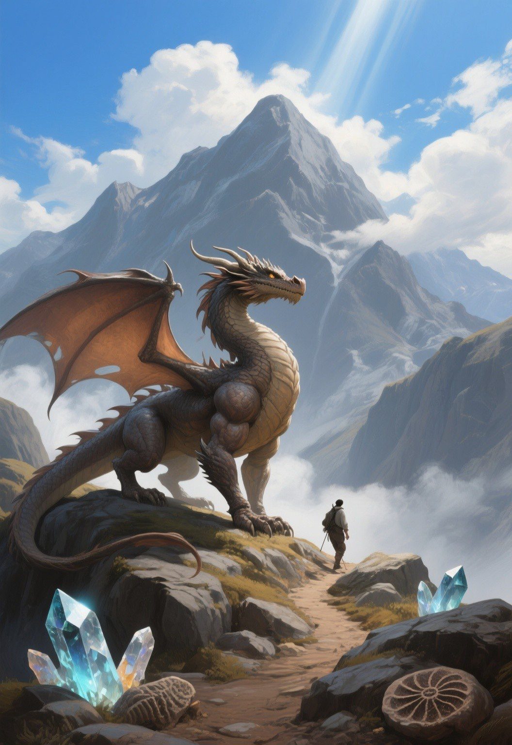 Heart of the Guardian Dragon Oracle card