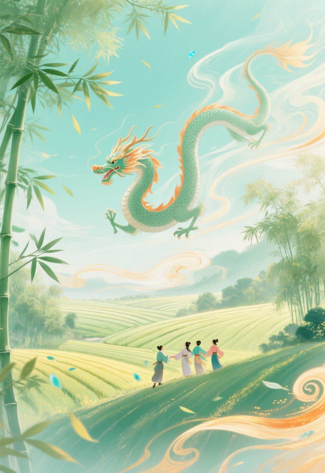 Dragon of Gentle Influence Oracle card