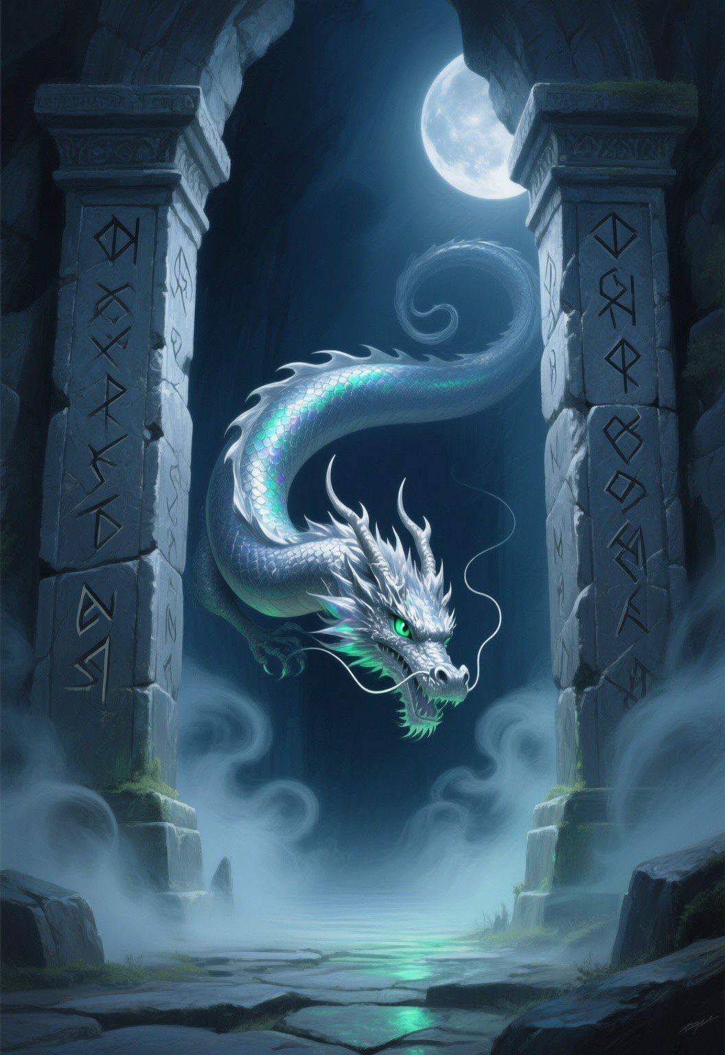 Dragon of Silent Gates Oracle card