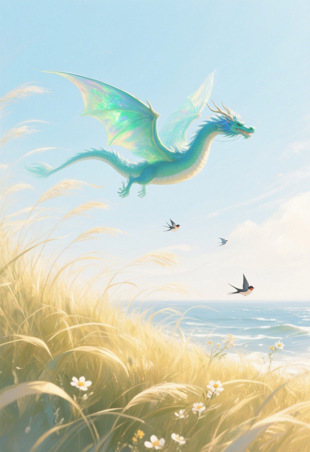 Dragon of Gentle Winds Oracle card