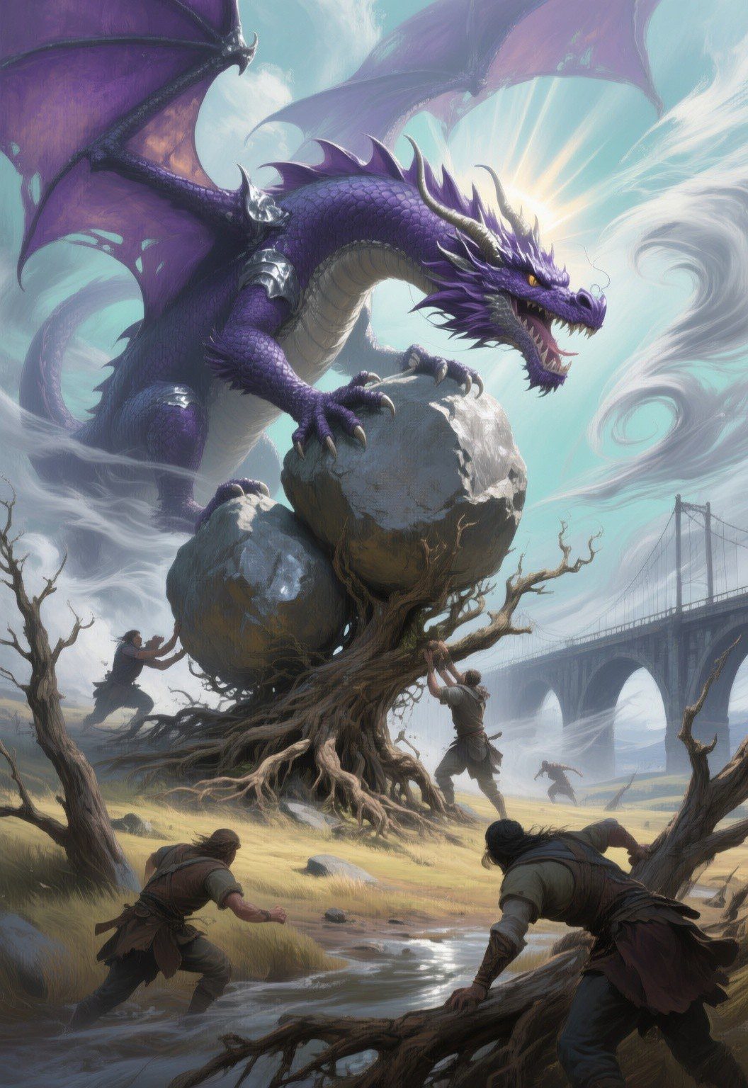 Dragon of Bearing the Weight Oracle card