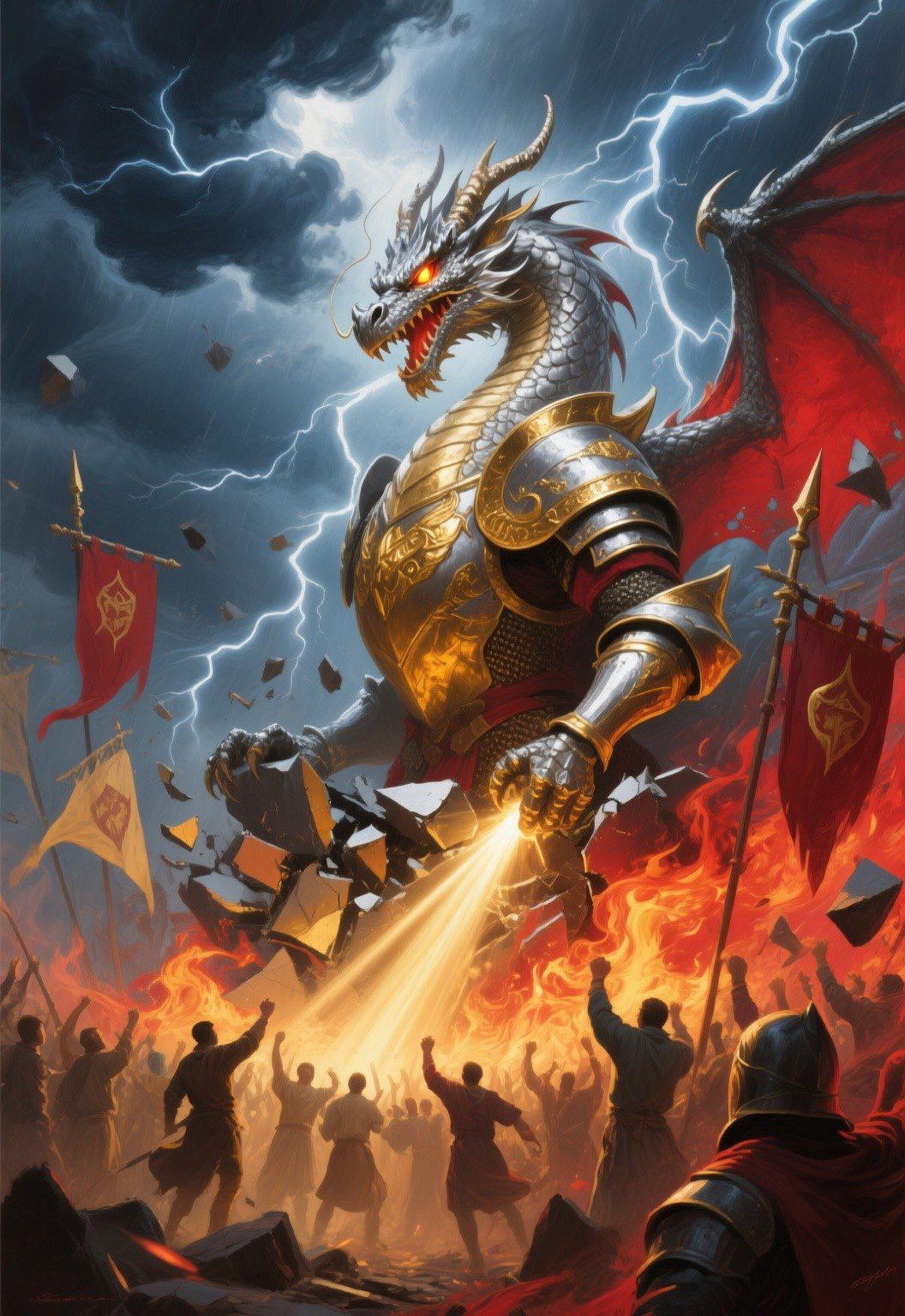 Dragon of Justice Oracle card