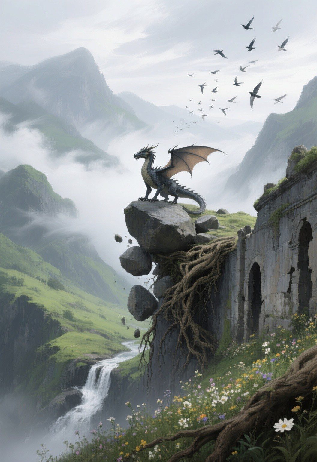 Dragon of Shedding Stones Oracle card