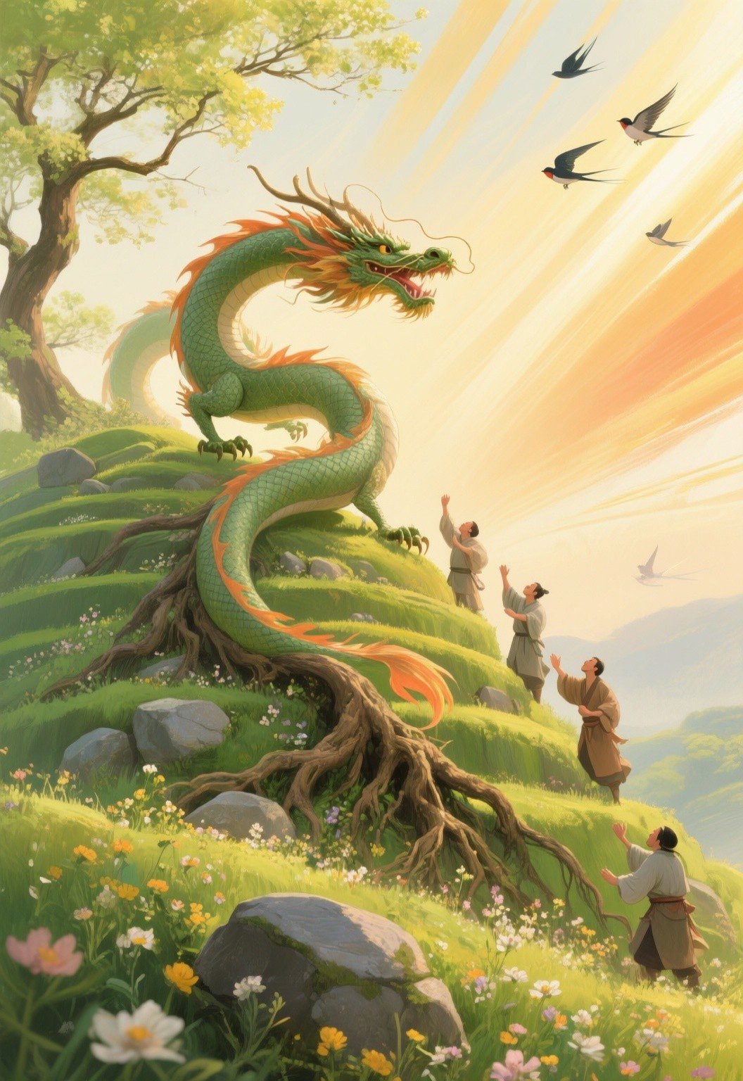 Dragon of Ascending Roots Oracle card