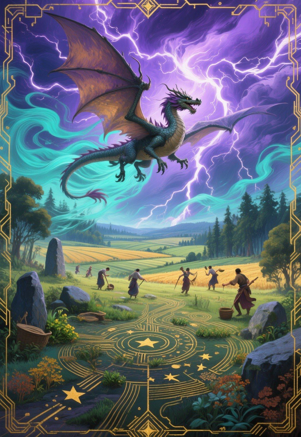 Dragon of Unfolding Cycles Oracle card