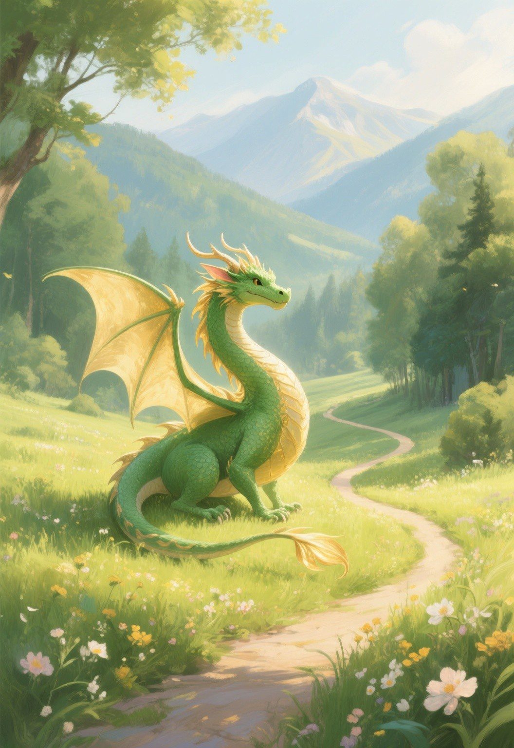 Dragon of Homecoming Oracle card