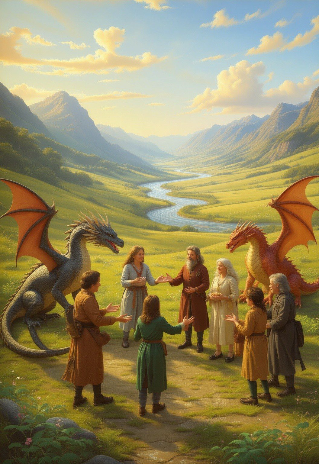 Dragon of Companionship Oracle card