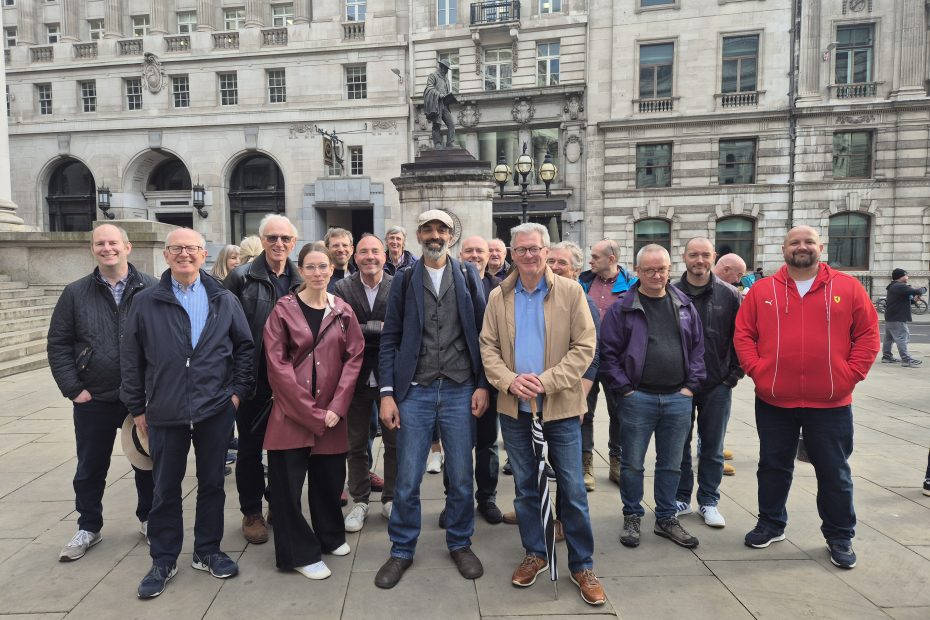 Walkers in City of London
